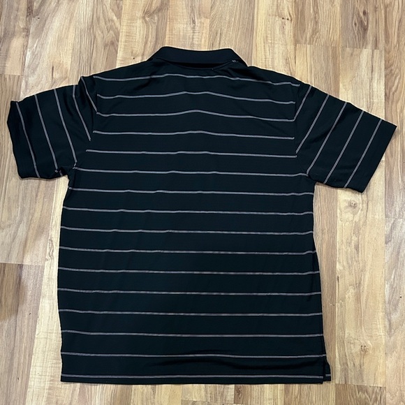 Champion Black Polo with Gray Stripes - Picture 4 of 4